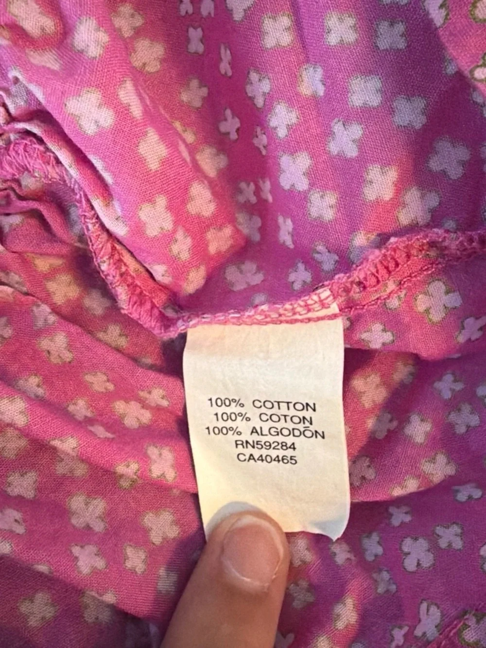The Children's Place Pink Floral-Print Kids Pajama Top